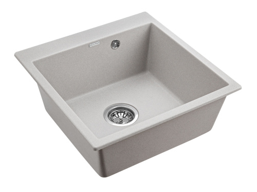 Кухонная мойка Paulmark KANTE 50 PM105152-GR 50х50 цвет серый - фото 2